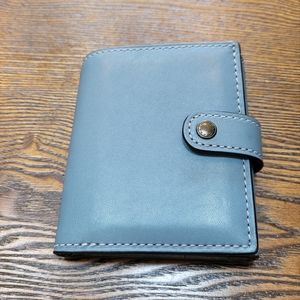 Coach leather wallet in blue